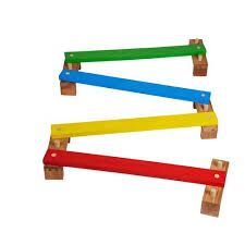 Zig zag balance beem